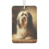 Tibet-Terrier Autolufterfrischer (Rückseite)