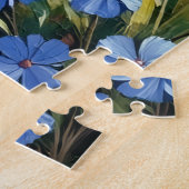 Tibet Terrier Berggarten Kunst Puzzle (Seite)