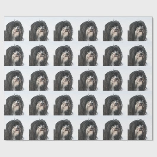 Tibet_Terrier Geschenkpapier (Flach)