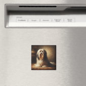 Tibet-Terrier Magnet (In Situ (Geschirrspüler))