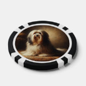 Tibet-Terrier Pokerchips (Einzeln)