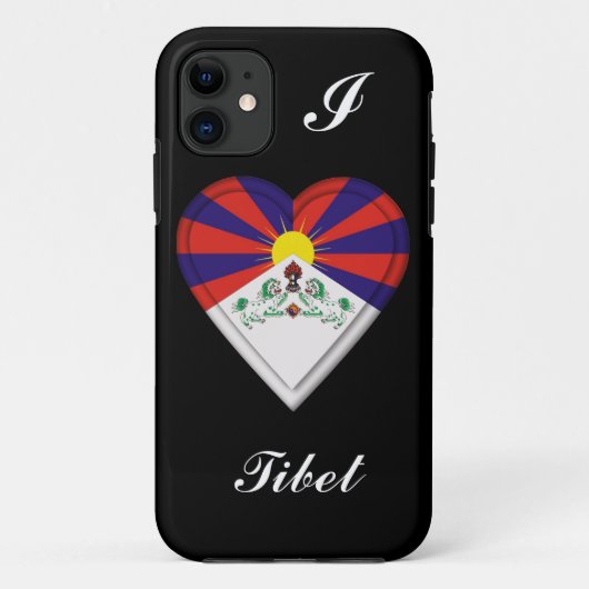 Tibet-Tibetanerflagge Case-Mate iPhone Hülle (Rückseite)