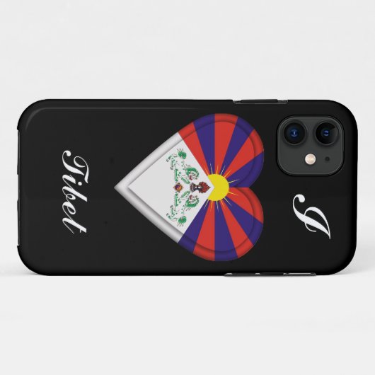 Tibet-Tibetanerflagge Case-Mate iPhone Hülle (Rückseite (Horizontal))