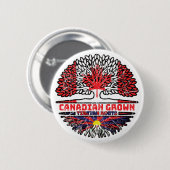 Tibet Tibetisch kanadisches Baumflag Kanada Button (Vorne & Hinten)