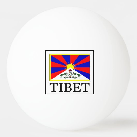 Tibet Tischtennisball (Vorderseite)