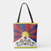 Tibet und tibetische Flag Reisemode / Himalaya Tasche (Rückseite)