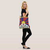 Tibet und tibetische Flag Reisemode / Himalaya Tasche (Am Model)