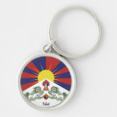 Tibet und Tibetische Flaggenmode reisen / Himalaya Schlüsselanhänger (Vorne)