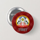 Tibet-Wappen Button (Vorne & Hinten)