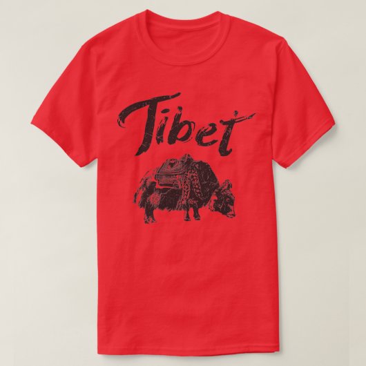 Tibet Yak Tibetan T-Shirt (Design vorne)