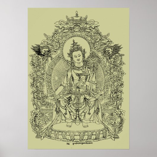 TIBETAN BUDDHA POSTER (Vorne)