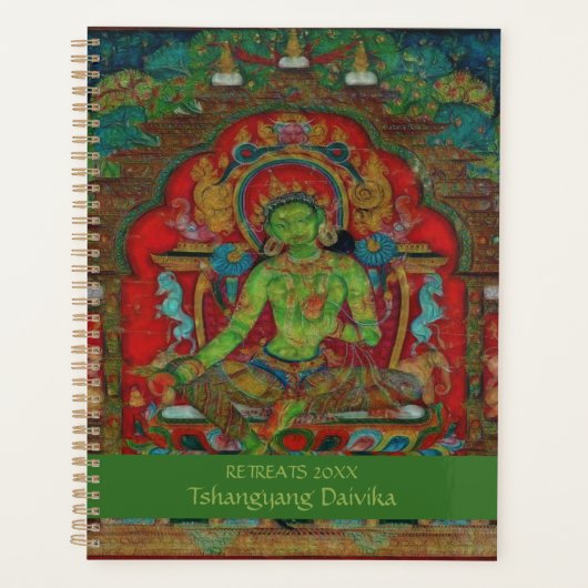 Tibetan Buddhism Green Tara Personalized Planer (Vorderseite)