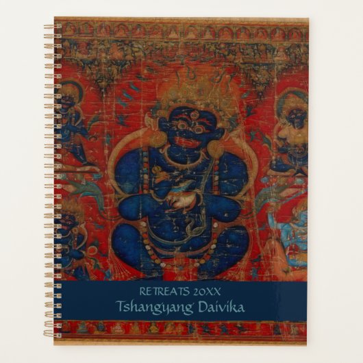 Tibetan Buddhism Mahakala Planer (Vorderseite)