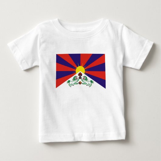 TIBETAN FLAG BABY T-SHIRT (Vorderseite)