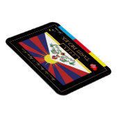 Tibetan Losar & Tashi Delek - Neujahr/Fahne Tibet Magnet (Rechte Seite)