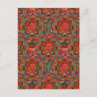 Tibetan Mandala Postcard Postkarte