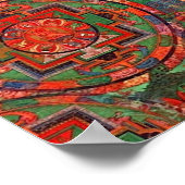 Tibetan Mandala Poster (Ecke)