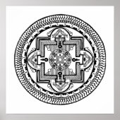 Tibetan Mandala Poster (Vorne)