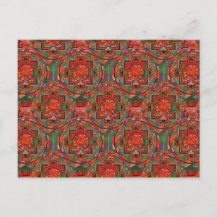 Tibetan Mandala Postkarte