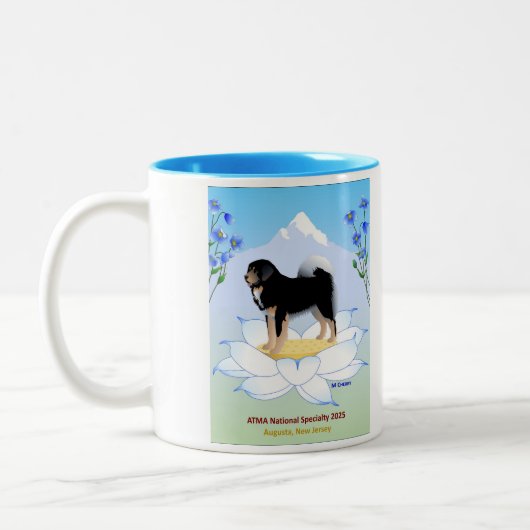 Tibetan Mastiff 2025 Spezielle Kaffeepause Tasse (Links)