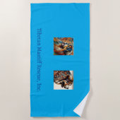 Tibetan Mastiff Beach Handtuch (Vorderseite)