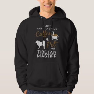 Tibetan Mastiff Dog Kaffeeliebhaber Xmas Birthd Hoodie