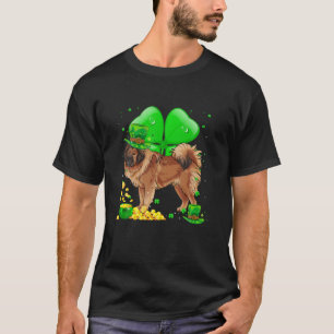 Tibetan Mastiff Dog Lucky Charm St. Patrick's Day T-Shirt