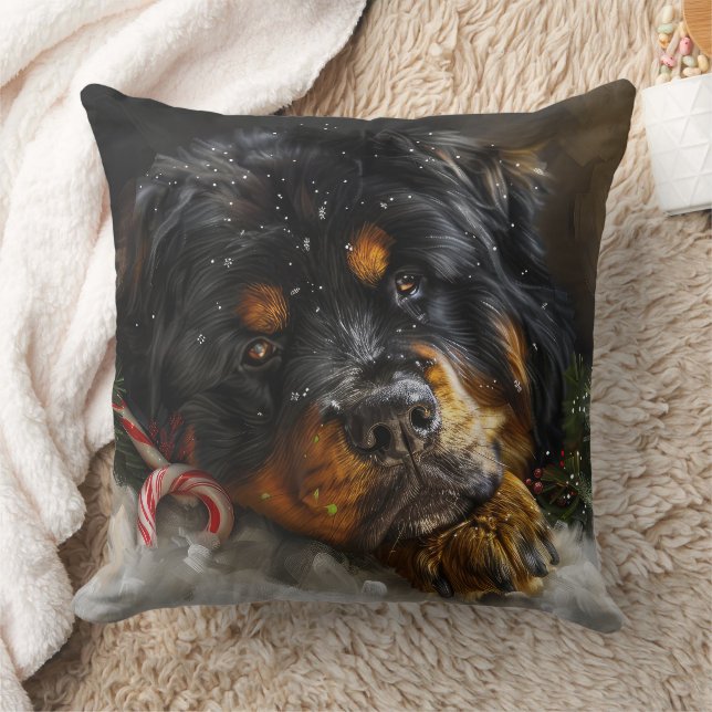 Tibetan Mastiff Dog Weihnachtsfest Kissen (Decke)