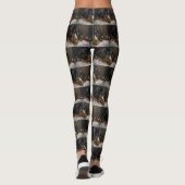 Tibetan Mastiff Dog Weihnachtsfest Leggings (Rückseite)