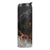 Tibetan Mastiff Dog Weihnachtsfest Thermosbecher (Nach links gedreht)