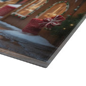 Tibetan Mastiff Dogs Christmas Snow Holiday Schneidebrett (Ecke)