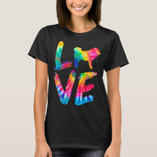 Tibetan Mastiff Gefärbte Krawatte Liebe Hunde Mama T-Shirt