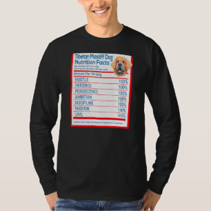 Tibetan Mastiff Hunde Züchter Funny Nutrition Fa T-Shirt