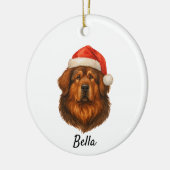 Tibetan Mastiff Keramik Ornament (Links)