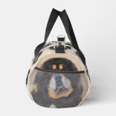 Tibetan Mastiff Malen Schwarz und Tan Pet Dog Art Duffle Bag (Rechts)