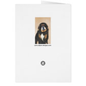 Tibetan Mastiff Malerei - Niedliche Original Dog A (Hinten)