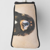 Tibetan Mastiff Malerei - Niedliche Original Dog A Golf Headcover (Rotieren 90)