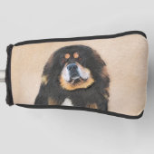 Tibetan Mastiff Malerei - Niedliche Original Dog A Golf Headcover (Vorderseite)