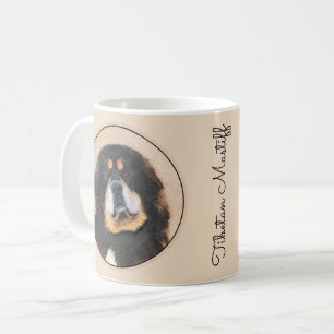 Tibetan Mastiff Malerei - Niedliche Original Dog A Kaffeetasse