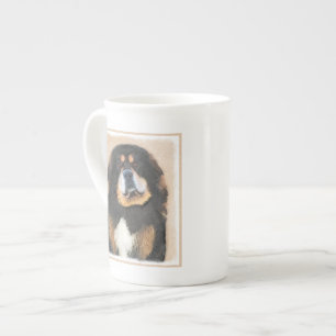 Tibetan Mastiff Malerei - Niedliche Original Dog A Porzellantasse