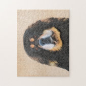 Tibetan Mastiff Malerei - Niedliche Original Dog A Puzzle (Vertikal)