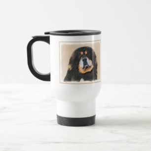 Tibetan Mastiff Malerei - Niedliche Original Dog A Reisebecher