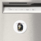 Tibetan Mastiff Mama 2 Magnet (In Situ (Geschirrspüler))