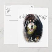 Tibetan Mastiff Mama 2 Postkarte (Vorne/Hinten)