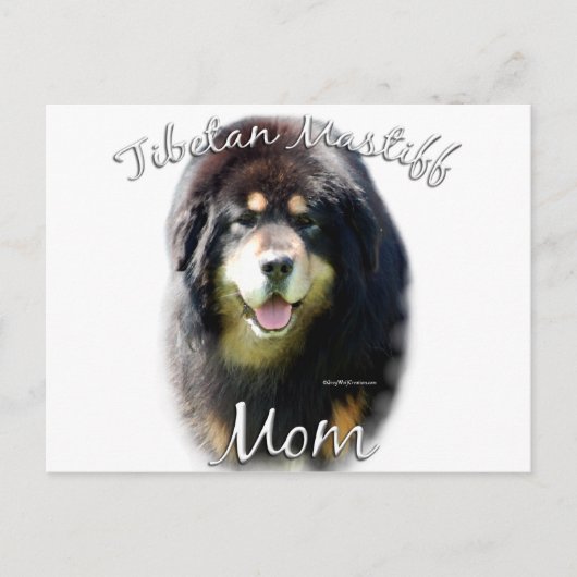 Tibetan Mastiff Mama 2 Postkarte (Vorderseite)