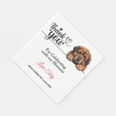 Tibetan Mastiff Paper Napkins Serviette (Ecke)