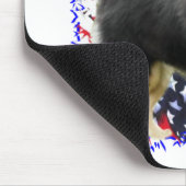 Tibetan Mastiff Patriot Mousepad (Ecke)