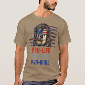 Tibetan Mastiff Pro Life Pro God Pro Hunde T - Shi T-Shirt