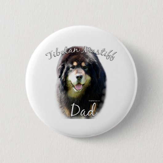 Tibetan Mastiff Vater 2 Button (Vorderseite)