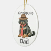 Tibetan Mastiff Vater Keramik Ornament (Links)